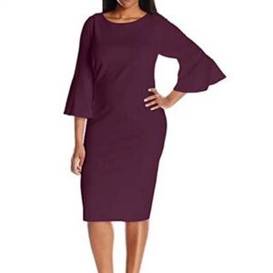 Calvin Klein size 10 purple dress